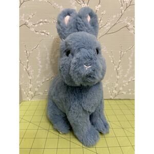 Blue Bunny Plush Ice Cream Mascot Rabbit Woodland Easter Stuffed Animal